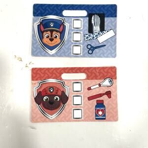 Melissa & Doug Paw Patrol Marshall's Wooden Rescue Caddy REPLACEMENT BADGES X2